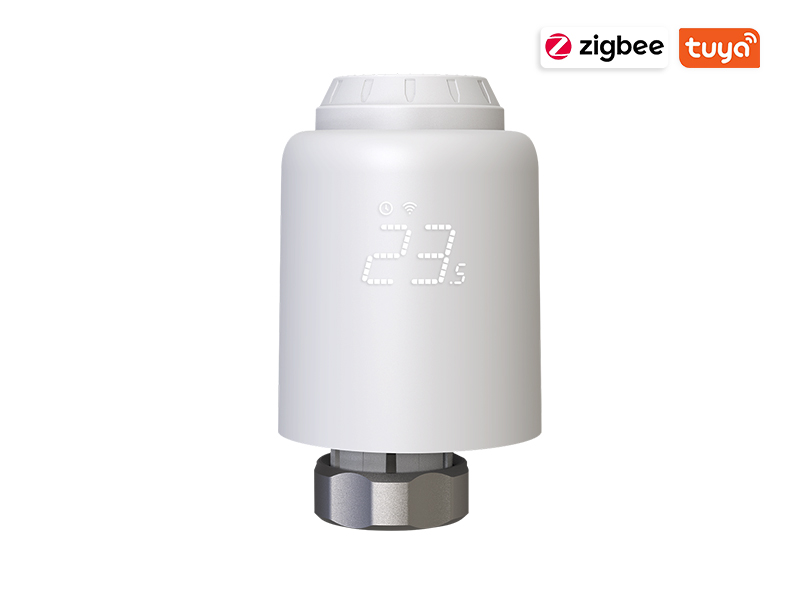 Vanne thermostatique de radiateur d'écran de segment de LED