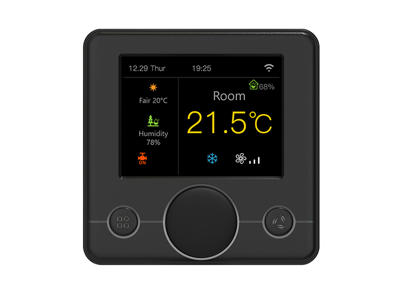 Thermostat intelligent à écran LCD coloré RVB