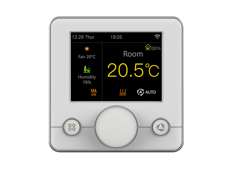 Thermostat à volant programme hebdomadaire avec écran LCD couleur