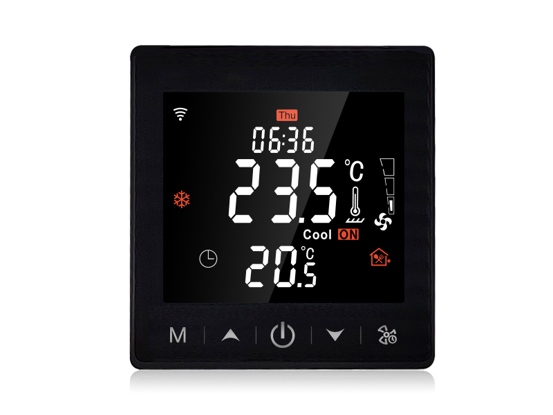 Thermostat intelligent LCD tactile capacitif à écran coloré ultra-large